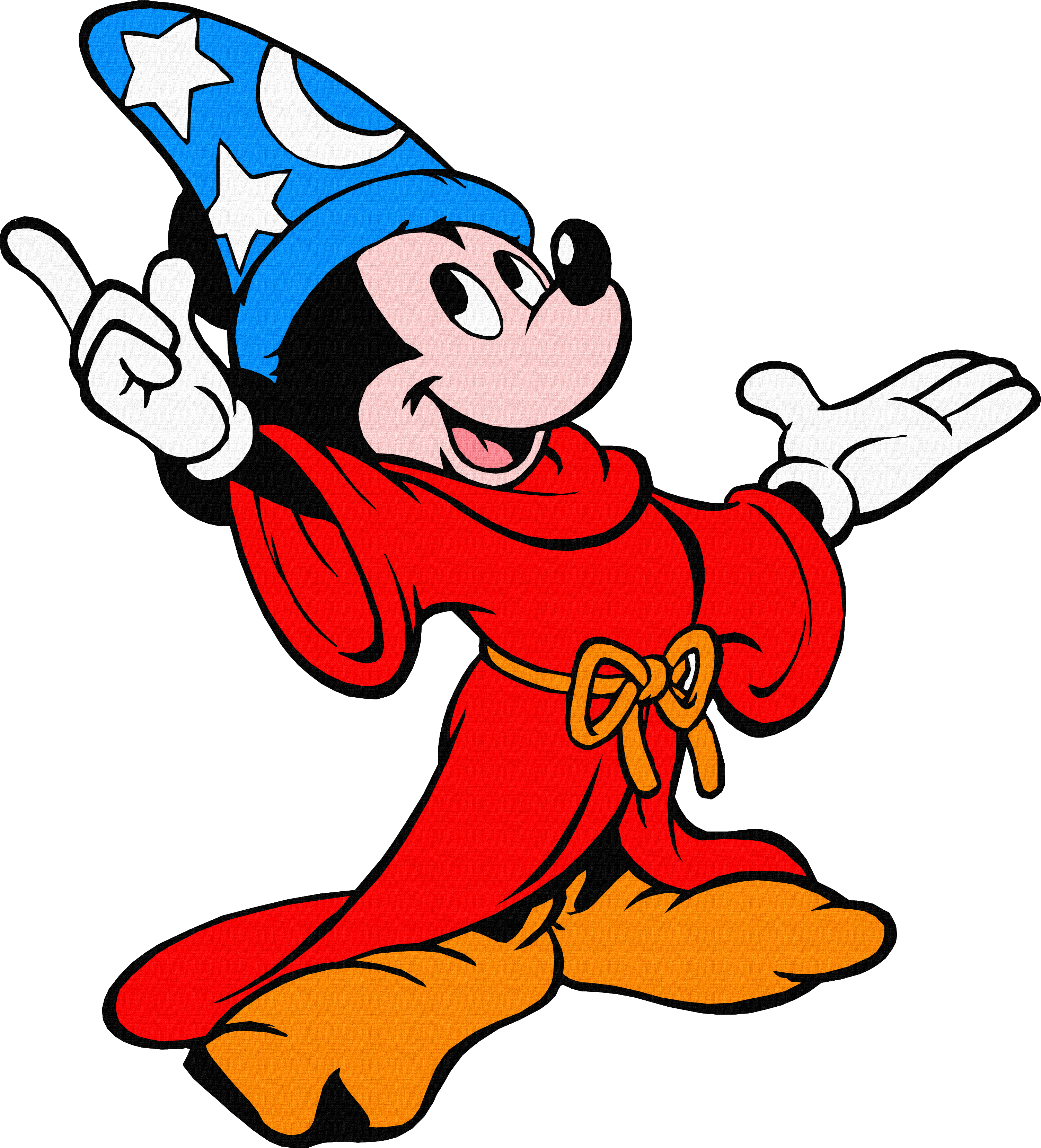 sorcerer mickey hat clipart - photo #16
